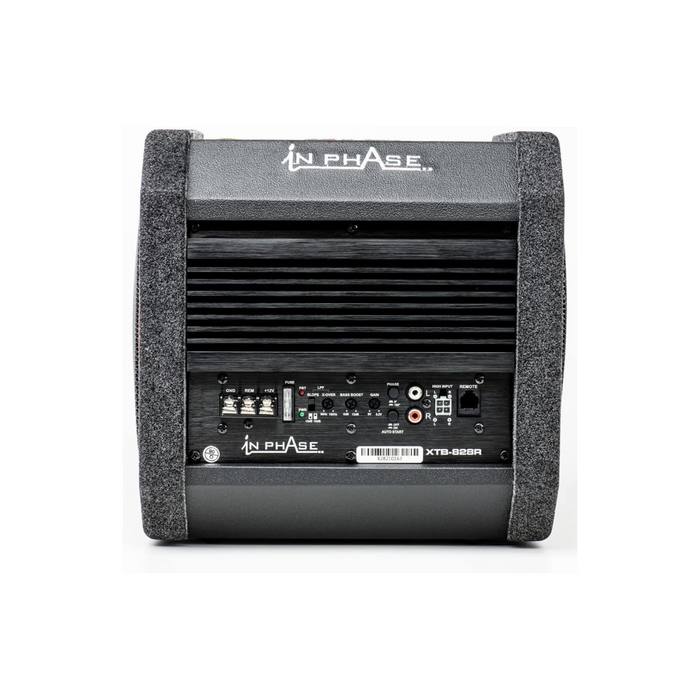 In Phase Car Audio XTB-828R 8" 300W Active Subwoofer