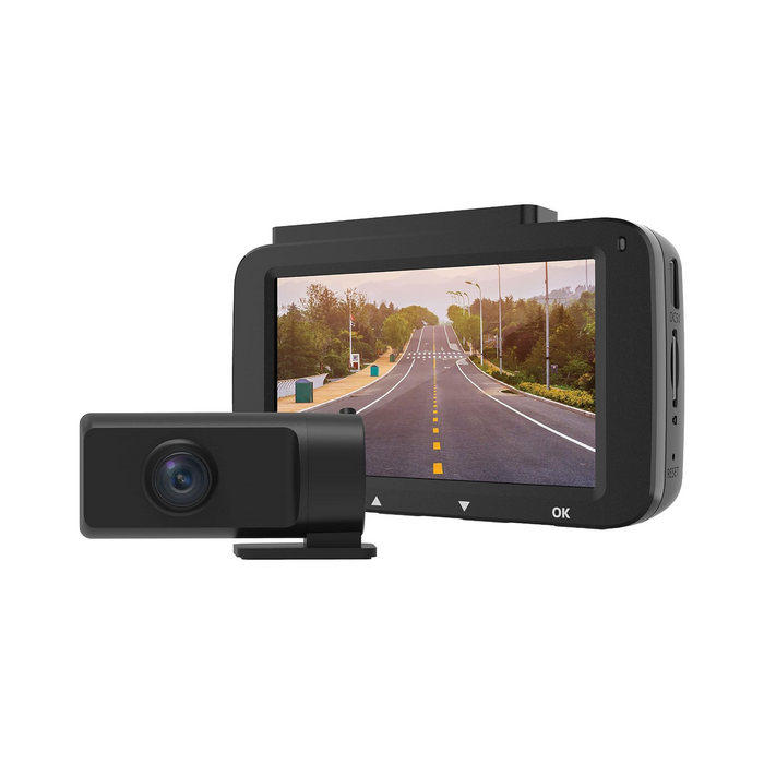 Snooper MY-CAM RFC2 1080p Full HD Dash Camera with 720p Rear Camera, 3" LCD Screen, Integrated Speaker, Loop Recording, GPS, Parking Mode & Wi-Fi