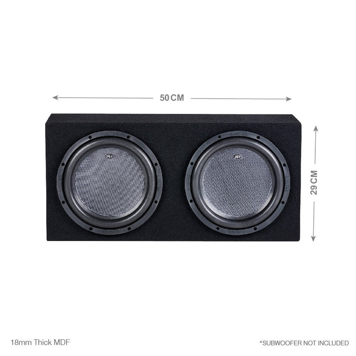 In Phase BX28S Double 8" Sealed Subwoofer Enclosure