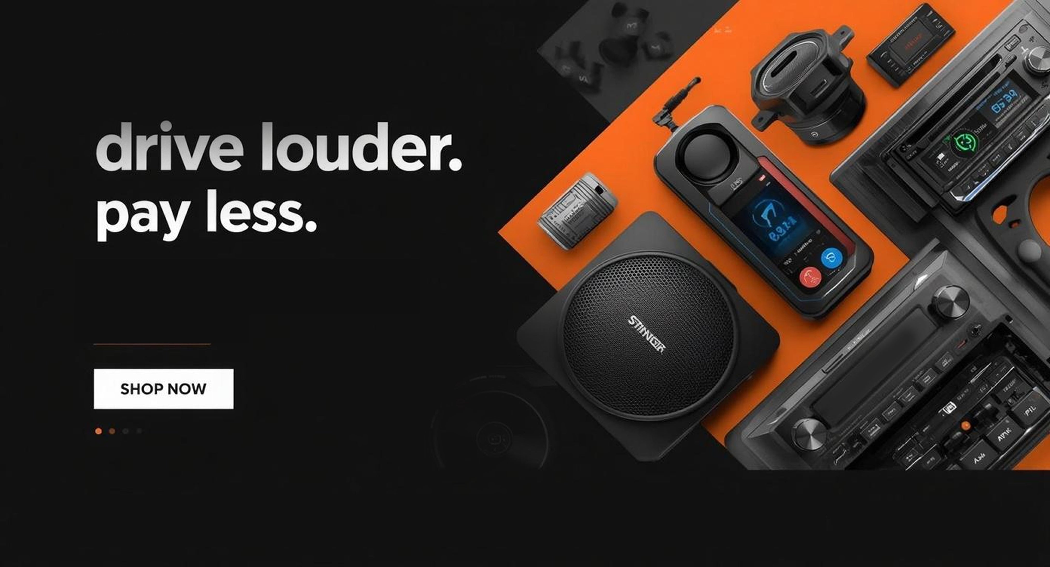Drive Louder. Pay Less offer — Car Audio Discount