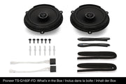 Pioneer TS-Q160F-FD 6.5-inch 350W 2-Way Coaxial Speaker System for Ford, Land Rover and Mazda Vehicles