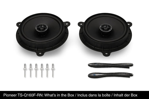 Pioneer TS-Q160F-RN 6.5-inch 350W 2-Way Coaxial Speaker System for Renault, Nissan, Dacia and Lada Vehicles