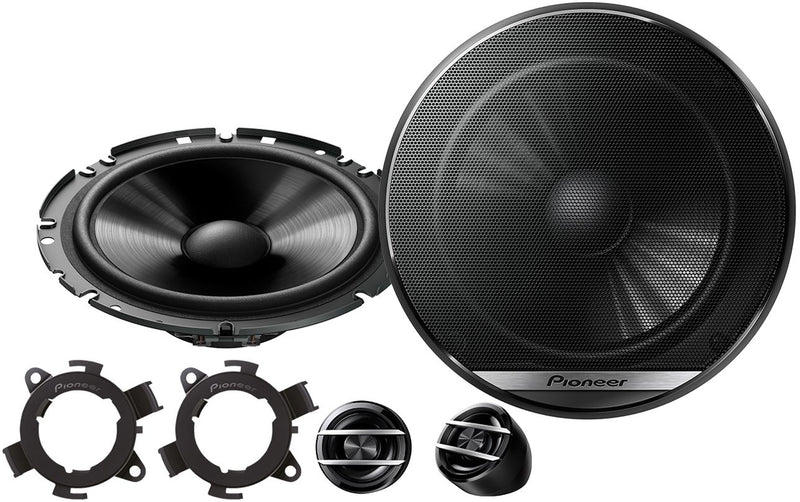 Pioneer TS-G1330F 13cm 3-way car speakers with grills