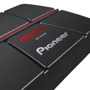 Pioneer audio component with '1000W' and 'Pioneer' branding on a black background