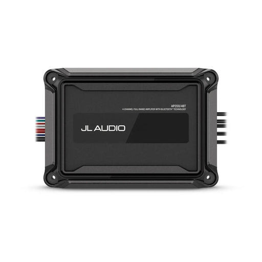 JL Audio AP200/4BT ultracompact 4-channel marine Bluetooth amplifier with wired audio controller