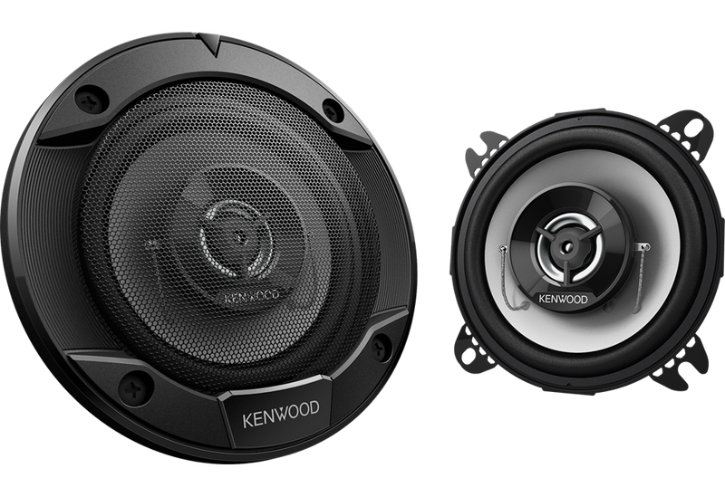 Kenwood KFC-S1066 10cm 2-way car speakers with polypropylene woofer and 25mm dome tweeter