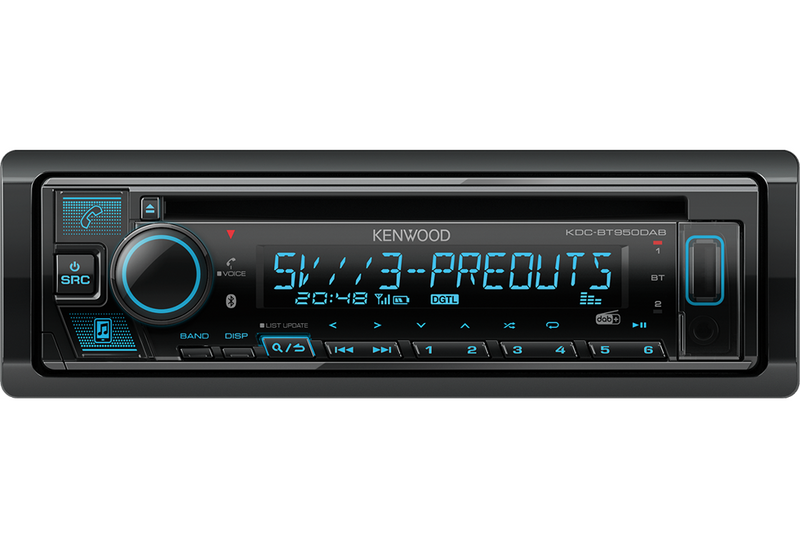 Kenwood KDC-BT950DAB Advanced DAB+ Bluetooth CD Tuner