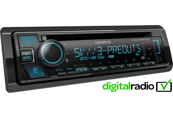 Kenwood KDC-BT950DAB Advanced DAB+ Bluetooth CD Tuner