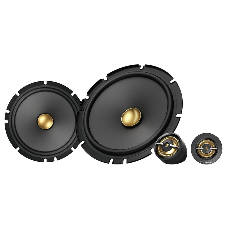 Pioneer TS-A1601C 16.5cm 2-way component car speakers with tweeters