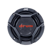 JVC car speaker with 'drum' branding on a white background
