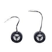 JVC car speakers with gooseneck on a white background