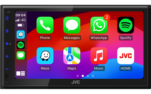 JVC KW-M595DBT – 6.8-Inch Capacitive Touchscreen Multimedia Receiver