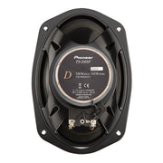 Pioneer car speaker on a white background