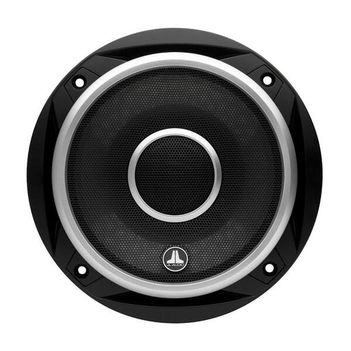 Car speaker with a brand logo on a white background