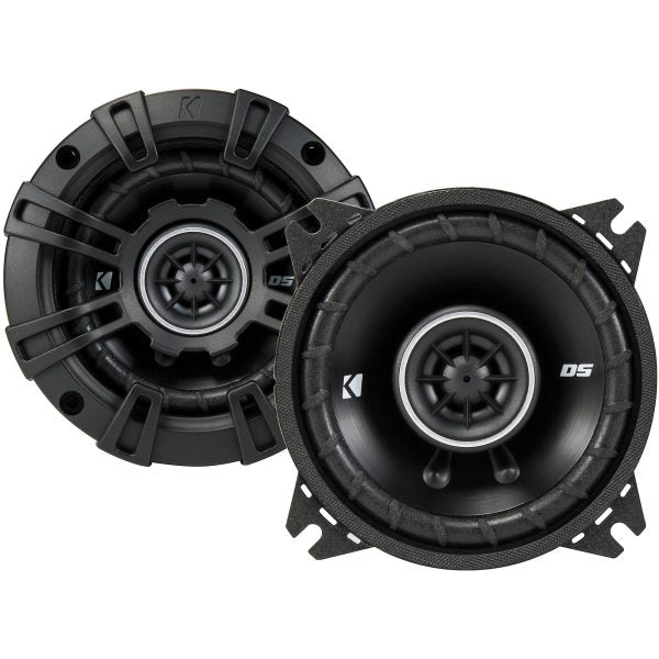 Kicker 43DSC404 4 inch coaxial car speakers DS series black