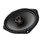 Car speaker with Pioneer logo on a white background