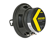 Kicker car speaker on a white background