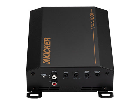 KICKER VXA700.1 700W mono Class-D car amplifier with VXARC remote bass control