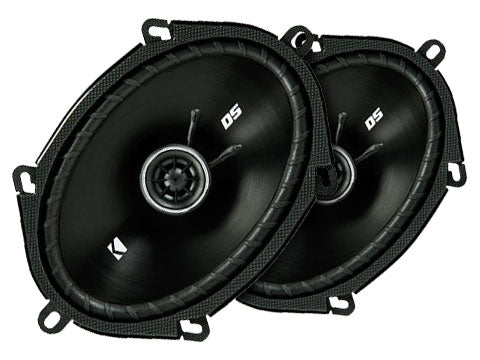Kicker 43DSC6804 6x8 inch coaxial car speakers DS series black