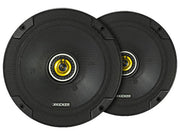 Kicker 46CSC674 CS 6.75 inch 165mm coaxial car speaker pair with polypropylene cones and PEI tweeters for enhanced car audio performance.