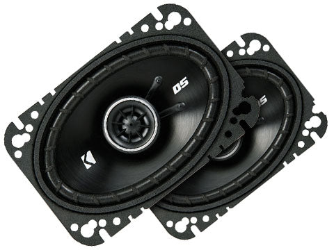 Kicker 43DSC4604 4x6 inch coaxial car speakers DS series