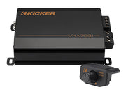 KICKER VXA700.1 700W mono Class-D car amplifier with VXARC remote bass control