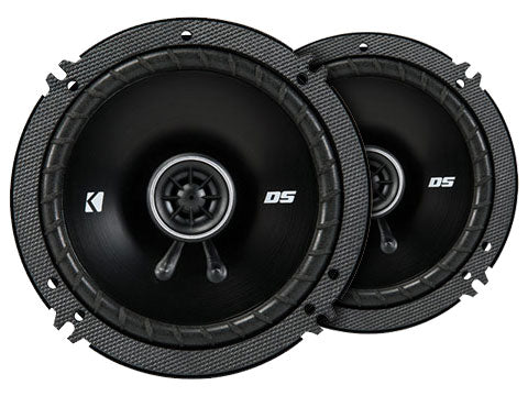 Kicker 43DSC6504 6.5 inch coaxial car speakers DS series