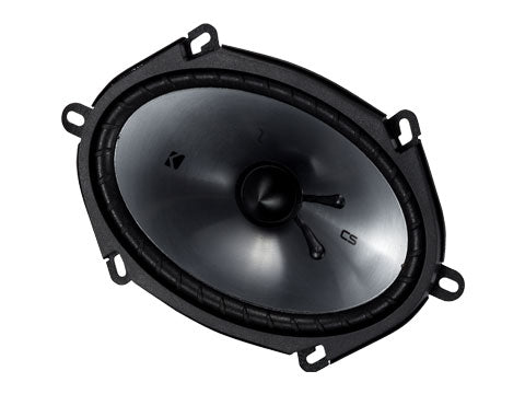 Kicker 46CSS684 CS 6x8 inch 160x200mm component speaker system with separate tweeters, crossovers, and polypropylene woofer cones for clear car audio upgrade.