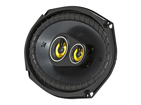 Kicker 46CSC6934 CS 6x9 inch 160x230mm triaxial car speakers with polypropylene woofer cones and balanced dome tweeters.