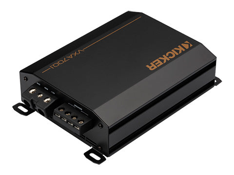 KICKER VXA700.1 700W mono Class-D car amplifier with VXARC remote bass control