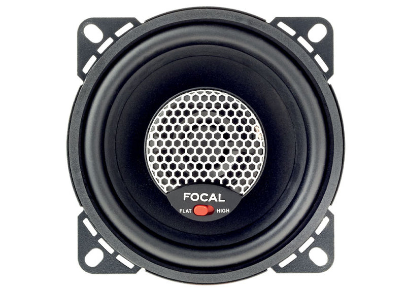 Focal ICU100 10cm 4 inch slim 2-way coaxial speaker system compact car audio upgrade plug and play