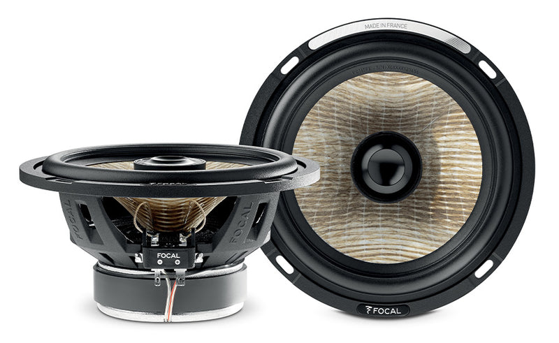 Focal PC165FE 6.5 inch 165mm 2 way coaxial speakers flax cone car audio upgrade system high quality sound