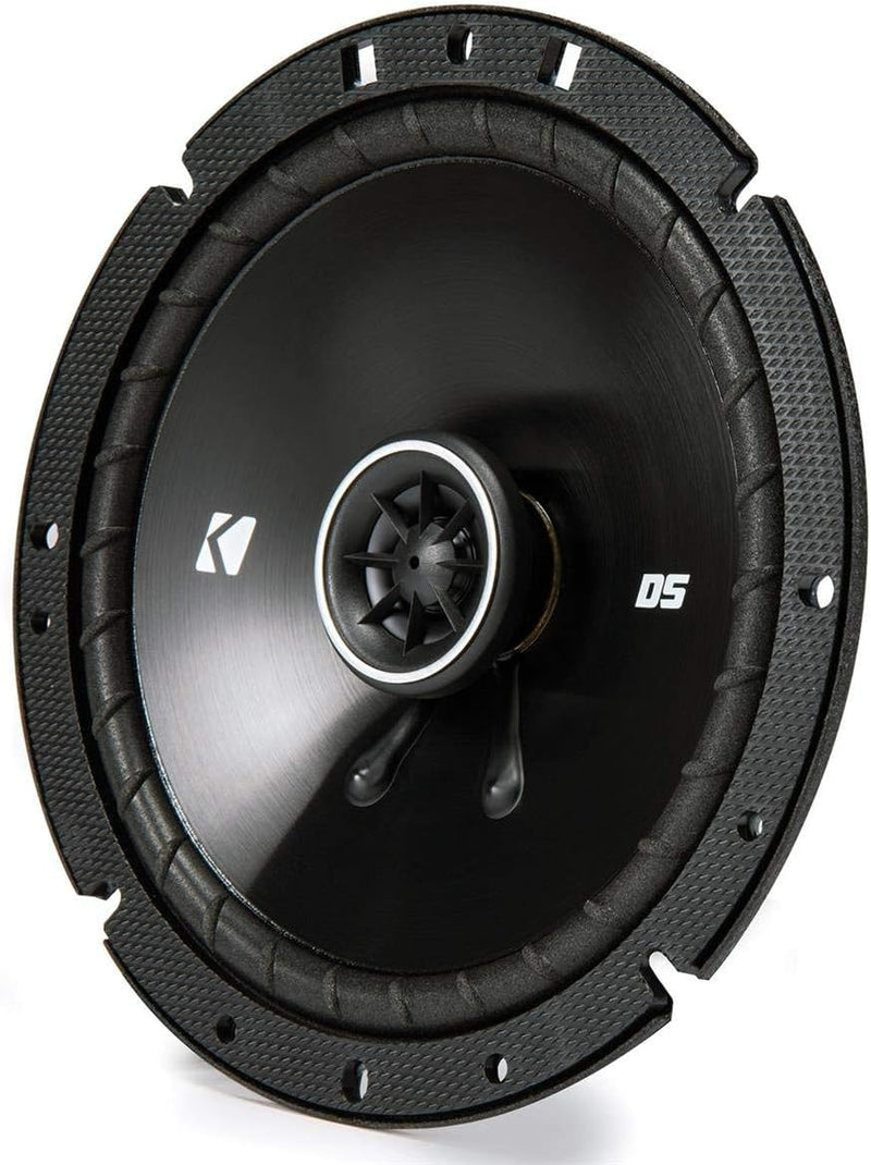 Kicker 43DSC6704 6.75 inch coaxial car speakers DS series black