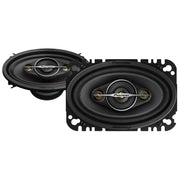 Pioneer TS-A4671F 4x6 inch 4-way coaxial car speakers