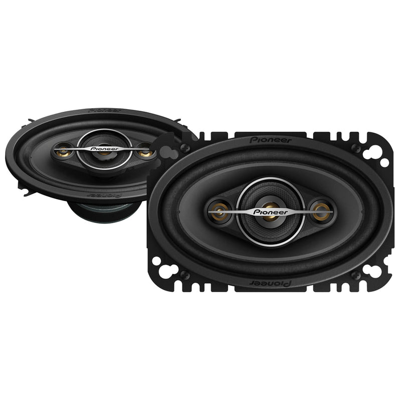 Pioneer TS-A4671F 4x6 inch 4-way coaxial car speakers