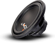 Car subwoofer with ' juice' branding on a white background