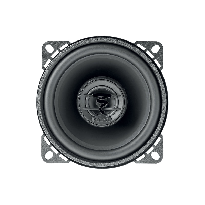 Car speaker with Focal logo on a white background