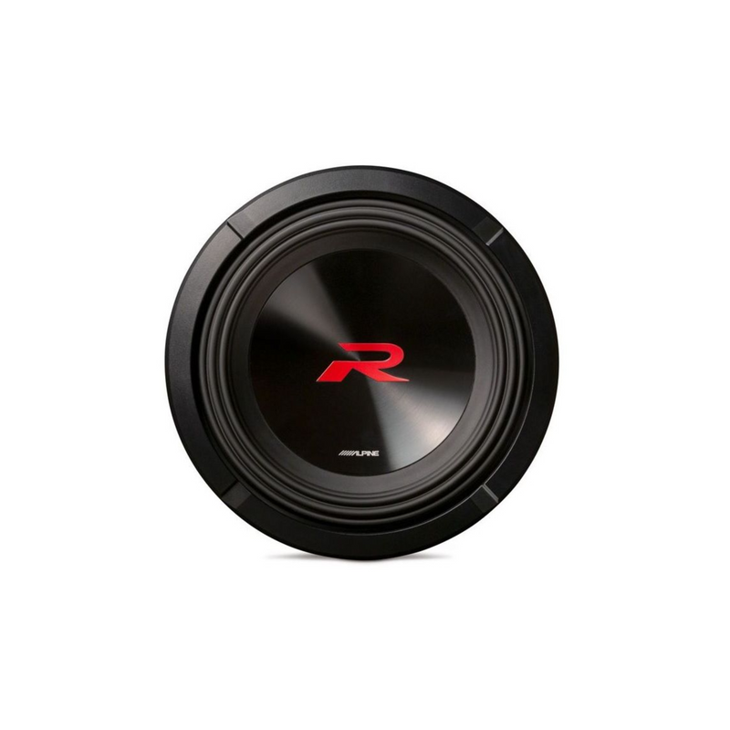 Alpine R2-W12D2 12" R-Series subwoofer with dual 2-ohm voice coils for deep, powerful bass