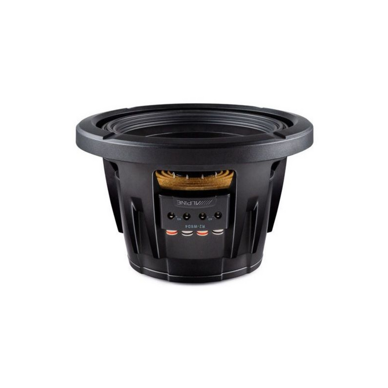 Alpine R2-W12D2 12" R-Series subwoofer with dual 2-ohm voice coils for deep, powerful bass