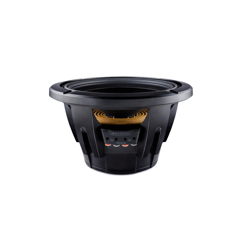 Alpine R2-W10D2 10" R-Series subwoofer with dual 2-ohm voice coils for deep, powerful bass
