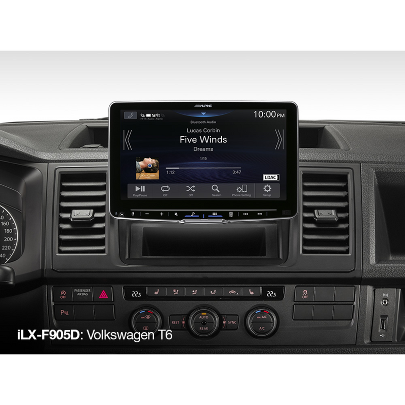 Alpine iLX-F905D 9-inch floating touchscreen car stereo