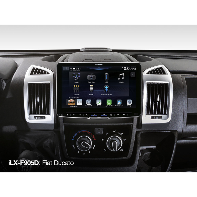 Alpine iLX-F905D 9-inch floating touchscreen car stereo