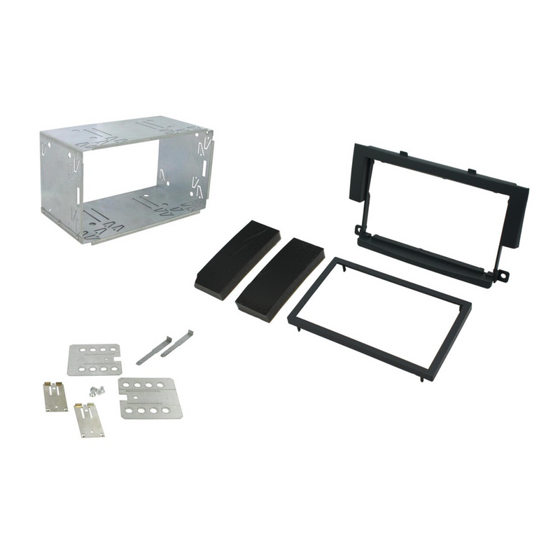 Connects2 CT23MT03 Mitsubishi Double Din Fascia Plate (Black)