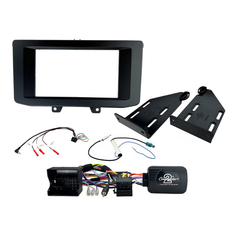 Connects2 CTKSC01 – Complete Double DIN Stereo Installation Kit for Smart Fortwo