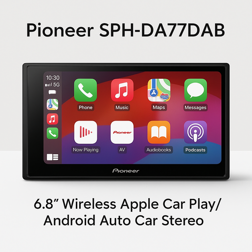 Pioneer SPH-DA77DAB 7-inch car multimedia receiver with CarPlay & Android Auto