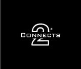 White logo of 'Connects 2' on a black background