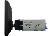 Technical device with a brand logo on a white background