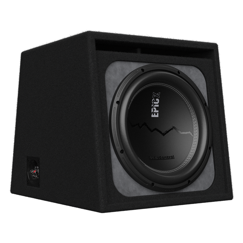Audio Control EPICX 12 inch vented subwoofer enclosure 1 ohm 500W RMS