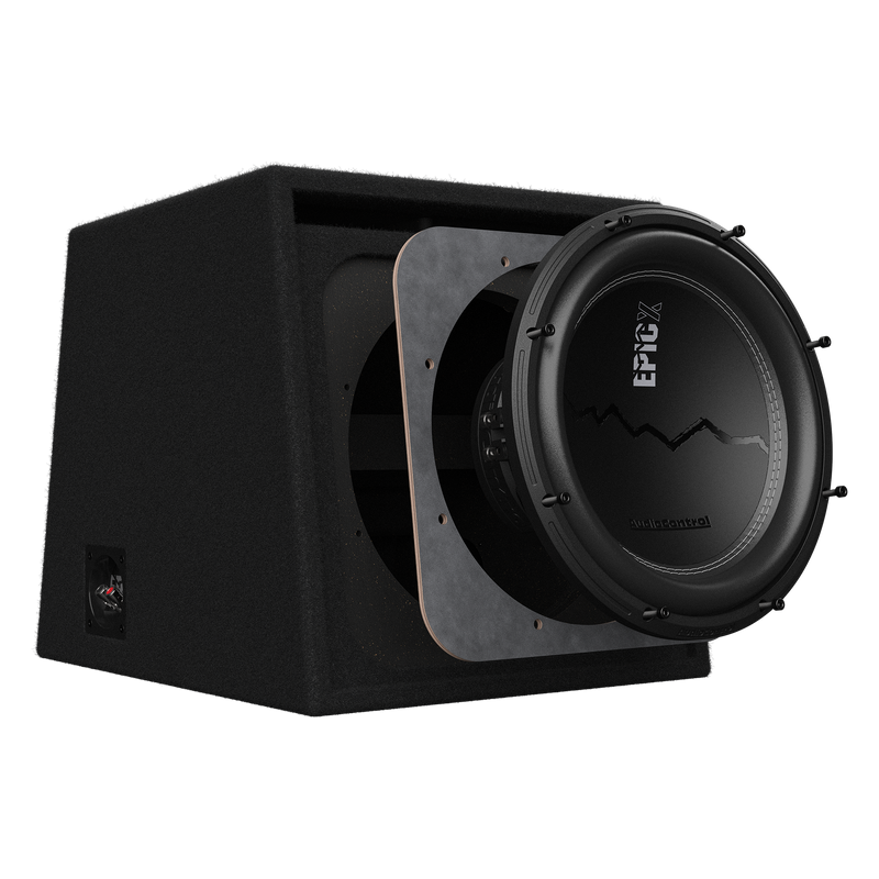 Audio Control EPICX 12 inch vented subwoofer enclosure 1 ohm 500W RMS