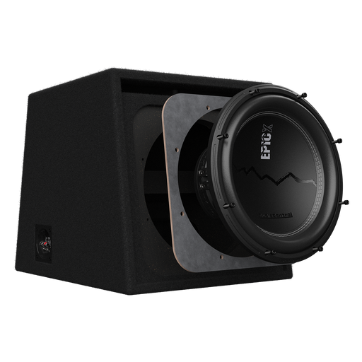 Audio Control EPICX 12 inch vented subwoofer enclosure 1 ohm 500W RMS